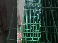 50 × 200 mm 4 mm clôture de jardin incurvée avec poteau de pêche