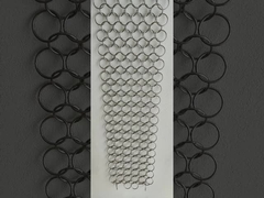 maille d'anneau d'acier inoxydable