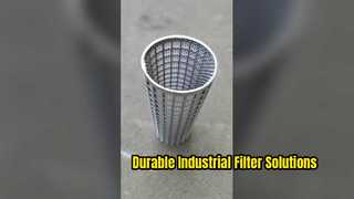 cylindre de filtre multicouche en acier inoxydable