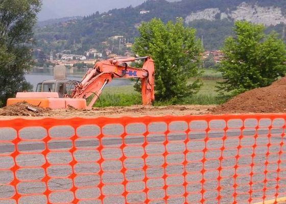 Coupe-vent résistant orange prenant le coupe-vent au filet Mesh Fencing de 30m 50m