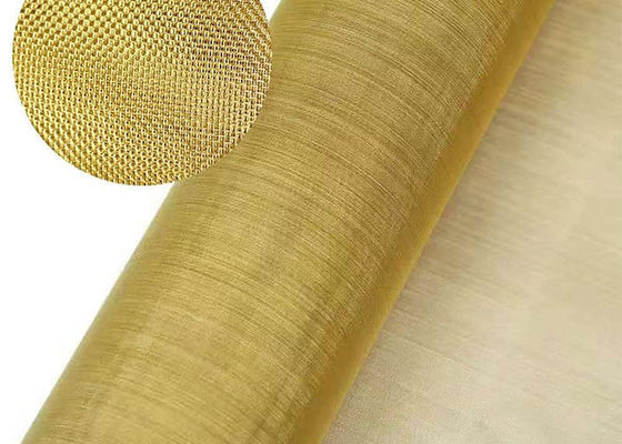 Grillage en laiton décoratif tissé par secteurs chimiques architecturaux de tissu de fil