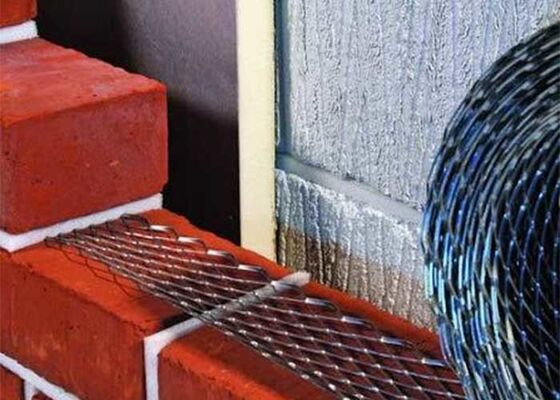 Brick Reinforcement Mesh 50mm Width Galvanized Steel  for Masonry Wall Construction