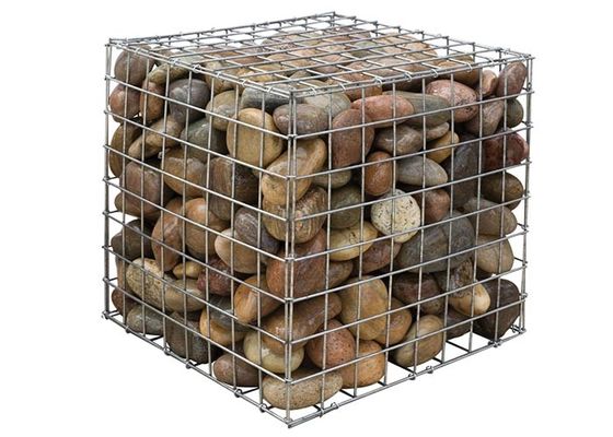 Le treillis soudé galvanisé Galfan Paniers Gabion La défense Gabion a soudé le grillage