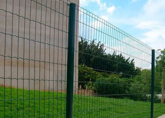 l'électro de Metal Wire Fence de barrière de style d'euro de 50×50mm a galvanisé extérieur