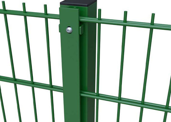 panneau de 3000mm double grillage grillage en métal PVC enduit