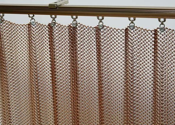 Rideau en bobine métallique, rideau de draperie en bobine, maille décorative d'intérieur idéale pour votre maison et votre hôtel.