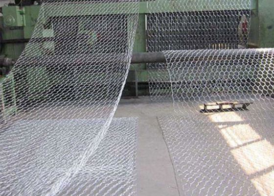 8x10cm que le PVC a enduit des paniers de Gabion câblent Mesh Retaining Wall