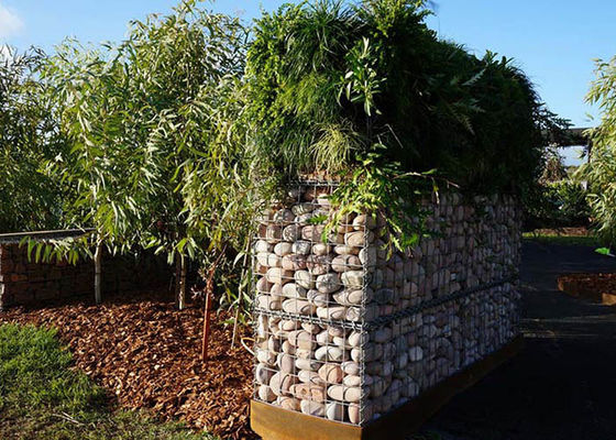 Le paysage a soudé 5mm que les paniers de Gabion câblent Mesh Rock Retaining Wall