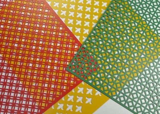 Le métal perforé décoratif a un appel esthétique dans la demande de plafond, façade, séparation