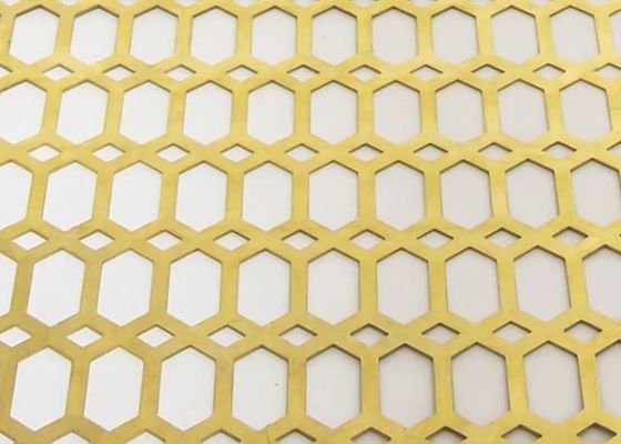 Le laiton perforé couvre anticorrosion, durable et esthétique pour l'architecture et la décoration