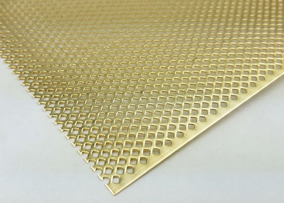 Le laiton perforé couvre anticorrosion, durable et esthétique pour l'architecture et la décoration