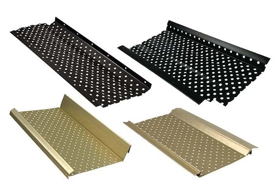 Gardes perforées d'acier inoxydable ou en aluminium en métal de feuille également connues sous le nom de couvertures de gouttière