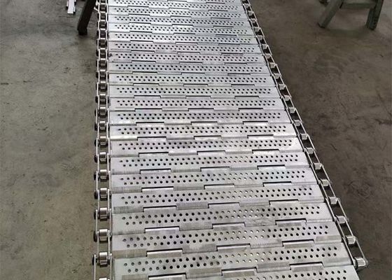 bande de conveyeur perforée de plat de 1mm-4mm pour de légers et à haute densité produits