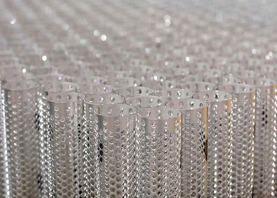 Tubes métalliques perforées en acier inoxydable de 6 à 20 mm OD pour la filtration