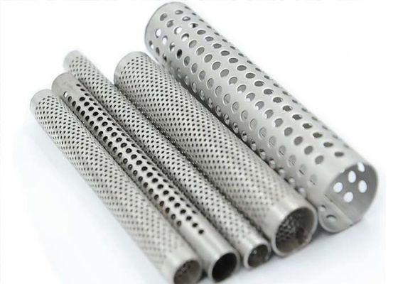 Tubes métalliques perforées en acier inoxydable de 6 à 20 mm OD pour la filtration