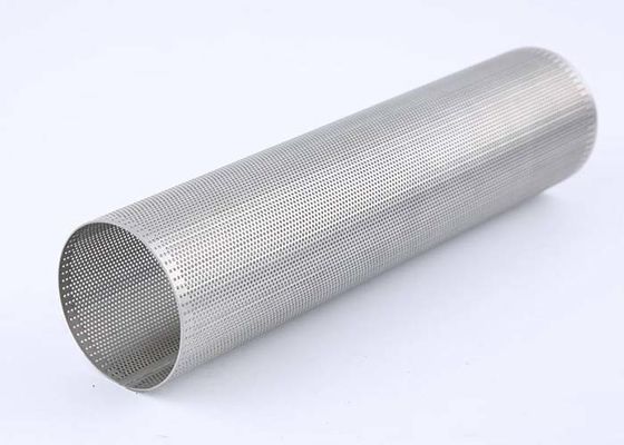 Tubes métalliques perforées en acier inoxydable de 6 à 20 mm OD pour la filtration