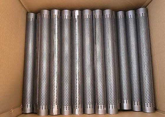 Tubes métalliques perforées en acier inoxydable de 6 à 20 mm OD pour la filtration