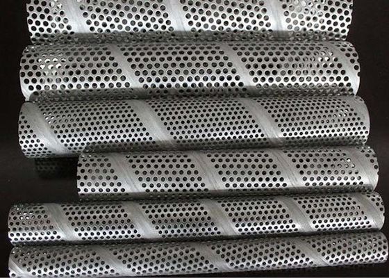 Tubes métalliques perforées en acier inoxydable de 6 à 20 mm OD pour la filtration