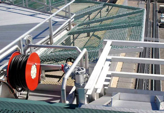 316L solides solubles chaîne la force à haute résistance de filet de sécurité d'hélipont de maillon