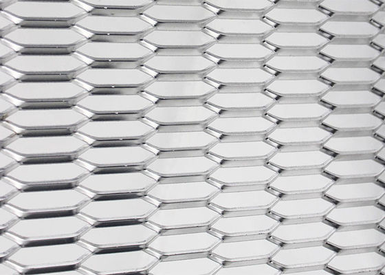 Maille déployée en aluminium galvanisé 1,2x2,4m Trou hexagonal