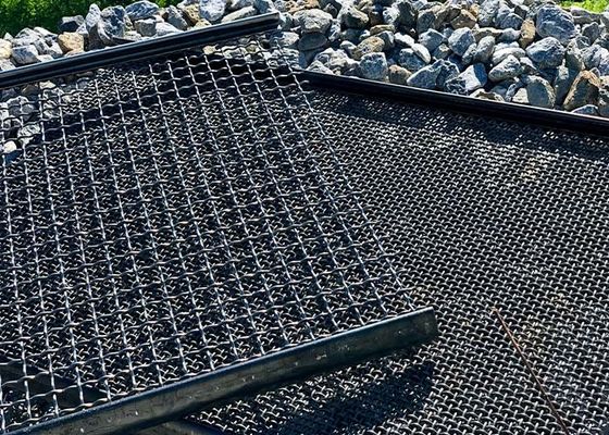 0.71mm Crusher à faible teneur en carbone en acier Mesh pour l'exploitation minière
