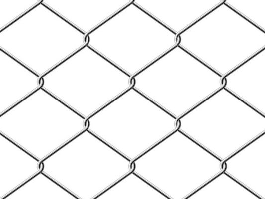Sécurité électrique 1.8 M Chain Link Fence revêtement en vinyle