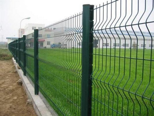 50 × 200 mm 4 mm clôture de jardin incurvée avec poteau de pêche