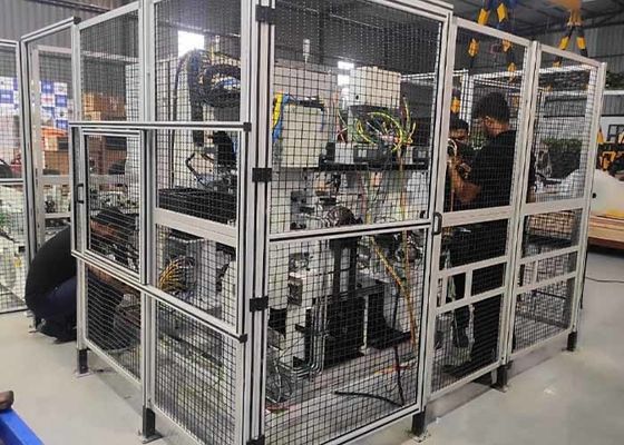 Protection de la machine Sécurité de la clôture métallique en acier à faible teneur en carbone