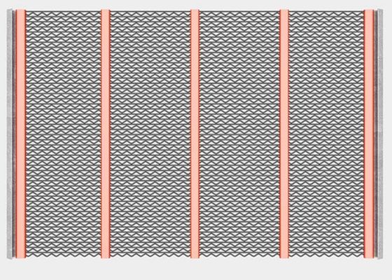 Maille de tamisage minière autonettoyante triangulaire, diamètre de fil 1,2-5 mm