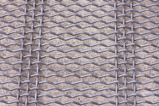 Écran de minage en treillis métallique tissé en acier au carbone