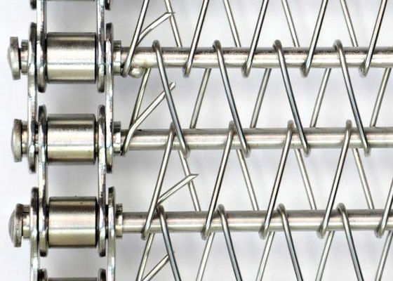 Diamètre en spirale de 2,0 mm bord soudé courroie de convoyeur en spirale plate en acier inoxydable 304