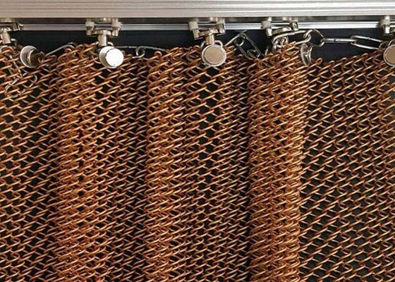 1.0 mm Diamètre du fil de fer en aluminium en métal en bobine draperie rideau de décoration intérieure de maille pour les maisons et les hôtels