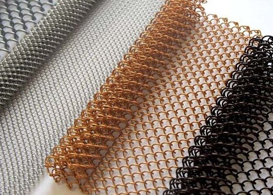 1.0 mm Diamètre du fil de fer en aluminium en métal en bobine draperie rideau de décoration intérieure de maille pour les maisons et les hôtels