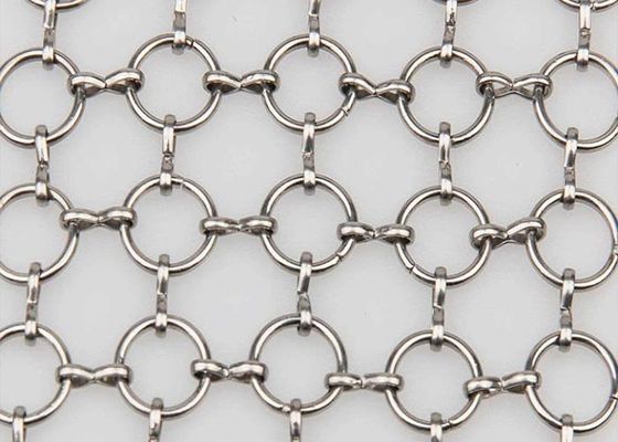 Maillage décoratif en acier inoxydable bleu avec fil de diamètre 0,5 mm-3 mm