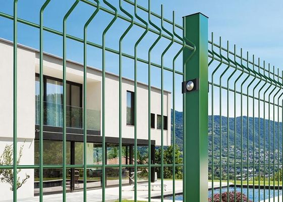 Galvanisée à chaud 50×200mm 3D Clôture de sécurité 4mm fil de fil de diamètre avec poste carré