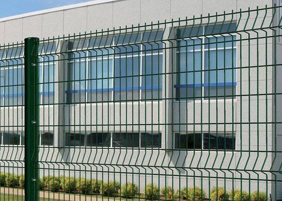 Galvanisée à chaud 50×200mm 3D Clôture de sécurité 4mm fil de fil de diamètre avec poste carré