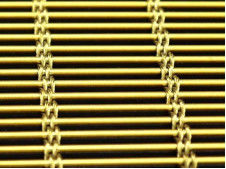 Draperies métalliques flexibles en fil tissé compétentes pour l'ornementation intérieure et extérieure