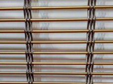 Draperies métalliques flexibles en fil tissé compétentes pour l'ornementation intérieure et extérieure