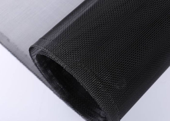 Écrans de fenêtre en aluminium BWG32 BWG34 noir pour moustiquaires