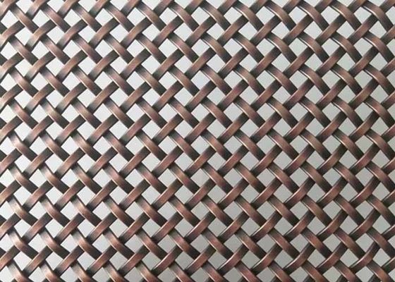 Grilles en fil de verre de 2 mm d'épaisseur décorative pour armoires et décorations architecturales 31% de surface ouverte