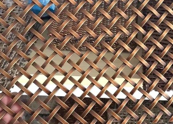 Grilles en fil de verre de 2 mm d'épaisseur décorative pour armoires et décorations architecturales 31% de surface ouverte