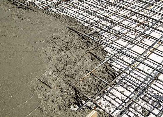 Maillage de dalles de béton à haute résistance et rigidité pour le renforcement