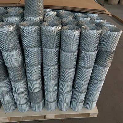 Treillis d'armature pour briques en acier galvanisé, épaisseur 0,3 mm, trou en losange 15x25 mm