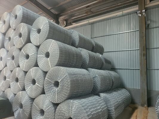 Maillage soudé de renforcement anti-corrosion anti-rouille dans les installations de gazoducs de fond de rivière