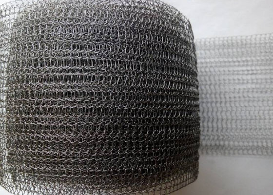 Maille filtrante tricotée en acier inoxydable de 0,35 mm, type aplati