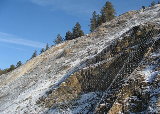 0.5m largeur filet de protection contre les chutes de roche