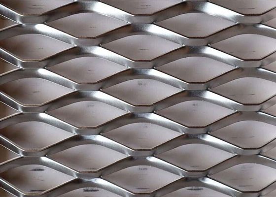 Dispositif de décoration de trous en aluminium d'argent, diamants, métal élargi pour l'architecture et l'industrie