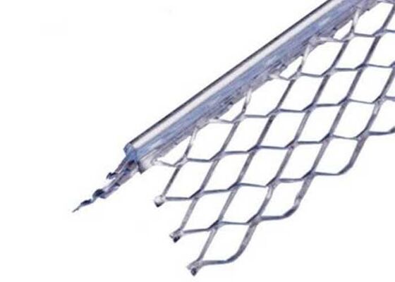 Galvanisée Perle métallique à angle élargi 25x25 mm Renforcement d'angle 2,5 m Longueur mur de poussière Protéger le bord du plâtre