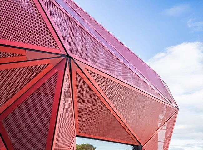 métal perforé de trou rond pour la décoration architecturale