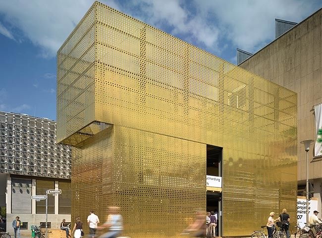 métal perforé de trou rond pour les façades de construction